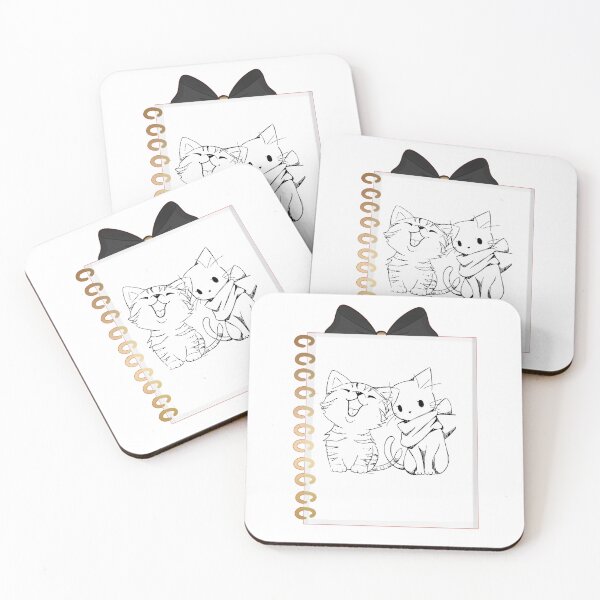 Item preview, Cute Hand Drawn Best Friend Kittens designed and sold by Rehnair.