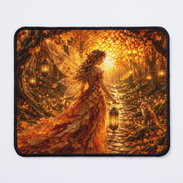 Item preview, Autumn Lantern Fairy  designed and sold by jgvisualarts.