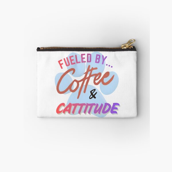 Item preview, Fueled By Coffee & Cattitude – Funny Veterinary Cat Lover Gift designed and sold by Bettybee00.