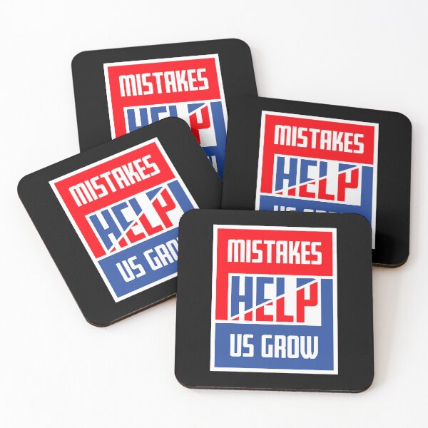 Item preview, Mistakes Help Us Grow Funny Motivational Growth Quote designed and sold by shirt-o-mat.