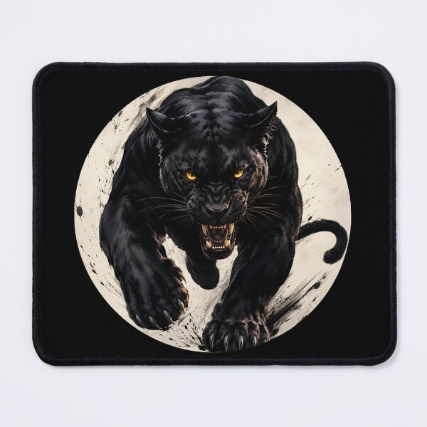 Item preview, Black panther, Angry black panther, Beautiful black panther designed and sold by PatternFly.