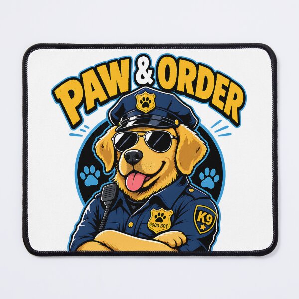 Item preview, Paw & Order Dog Police PNG, Funny K9 Dog Sublimation Design designed and sold by LinaDesign Store.