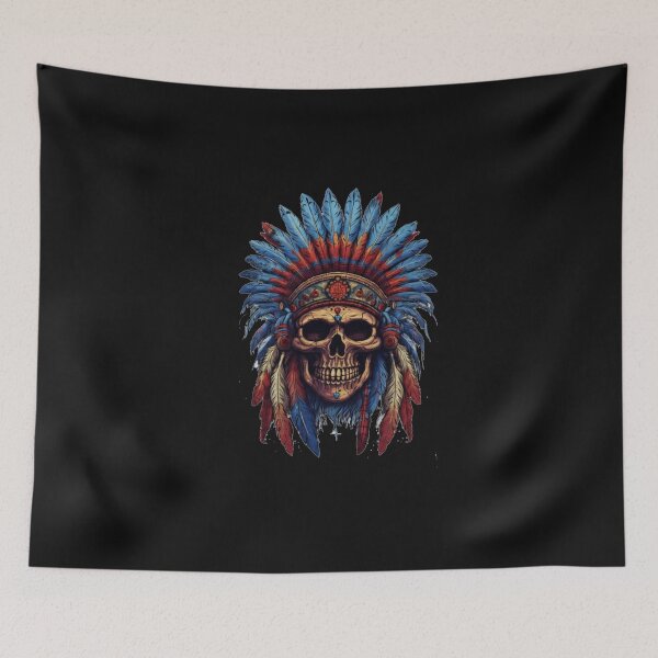 Item preview, Patriotic Chief Skull Indian Native American Headdress designed and sold by Gbriel3.