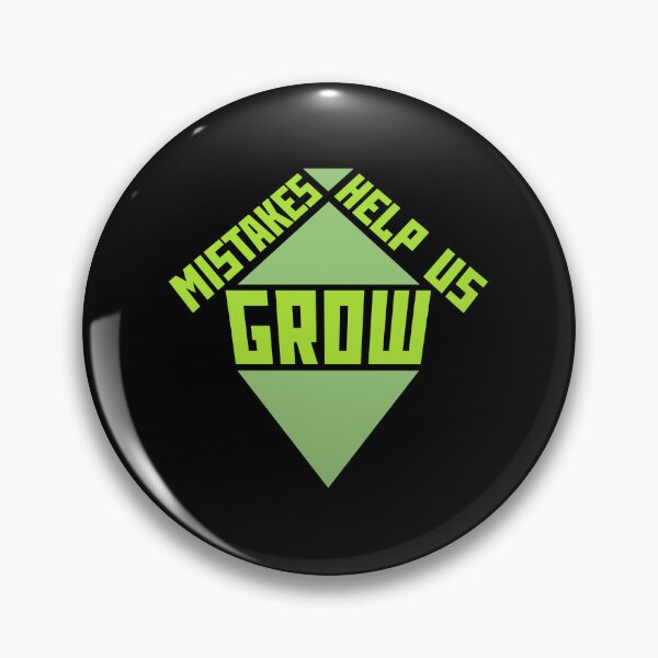 Item preview, Mistakes Help Us Grow Funny Motivational Growth Quote designed and sold by shirt-o-mat.