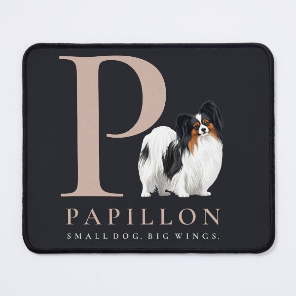 Item preview, Papillon – Small Dog. Big Wings | Elegant Dog Lover Design designed and sold by PapillonArtStudio.