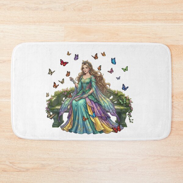Item preview, Enchanted Nature Queen with Colorful Butterflies designed and sold by Rehnair.