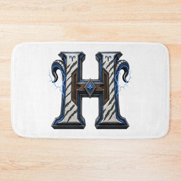 Item preview, Ramstrike Earthforge Letter H designed and sold by BlissBlvdShop.