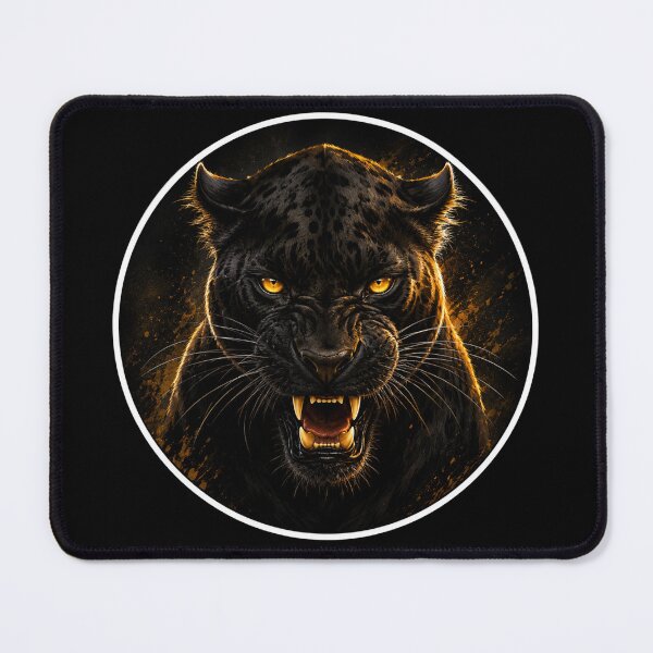 Item preview, Black panther, Angry black panther, Beautiful black panther designed and sold by PatternFly.