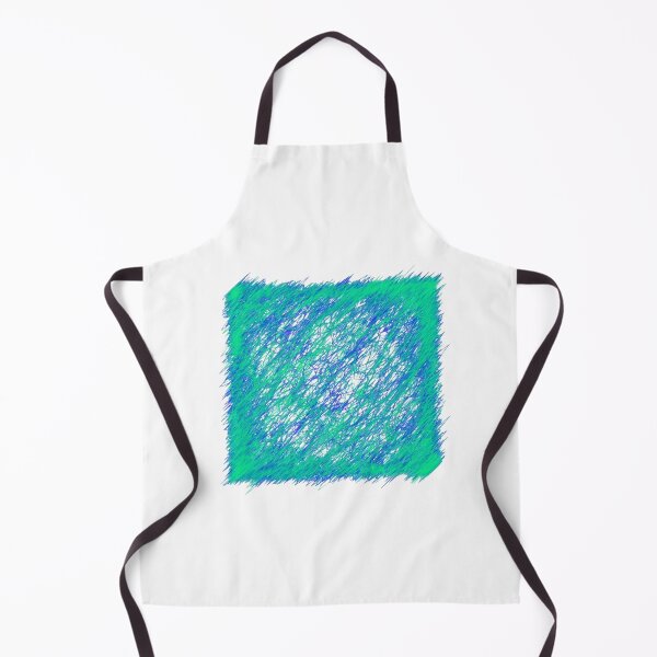 Item preview, Blue Green Scribble Abstract designed and sold by PATTERNCODE.