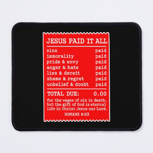 Item preview, Jesus Paid It All designed and sold by plushism.