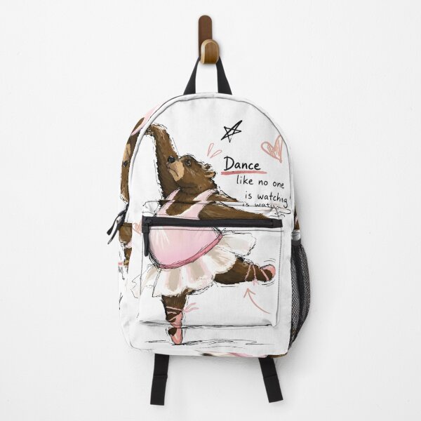 Item preview, Dance Like No One is Watching Funny Ballet Bear – Hand-Drawn Art designed and sold by RamyGallery.