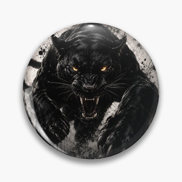 Artikelvorschau, Schwarzer Panther, Wütender schwarzer Panther, Schöner schwarzer Panther entworfen und verkauft von PatternFly.