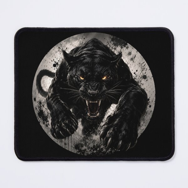Item preview, Black panther, Angry black panther, Beautiful black panther designed and sold by PatternFly.
