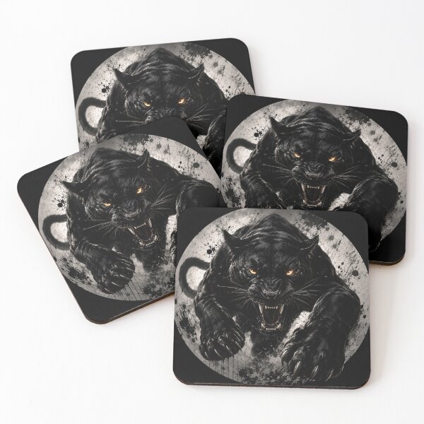 Item preview, Black panther, Angry black panther, Beautiful black panther designed and sold by PatternFly.