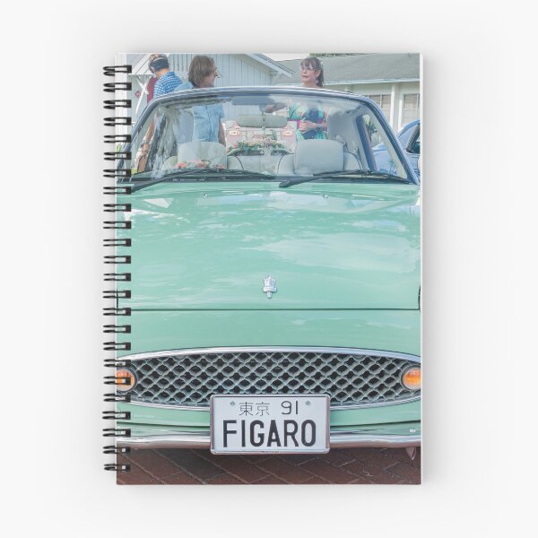 Item preview, 1991 Nissan Figaro Retro Fixed-Profile Convertible Isolated Car Art Poster designed and sold by RichFrancoCars.