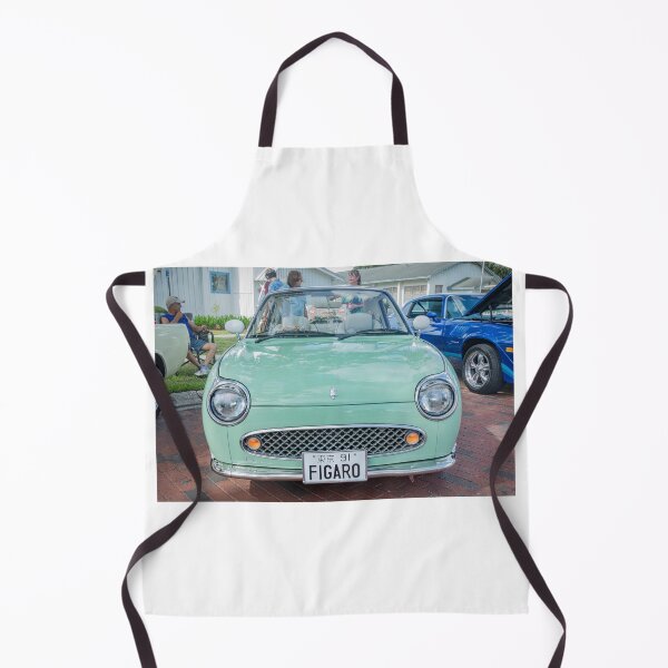 Item preview, 1991 Nissan Figaro Retro Fixed-Profile Convertible Isolated Car Art Poster designed and sold by RichFrancoCars.