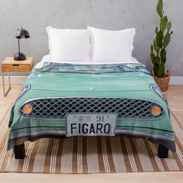 Item preview, 1991 Nissan Figaro Retro Fixed-Profile Convertible Isolated Car Art Poster designed and sold by RichFrancoCars.
