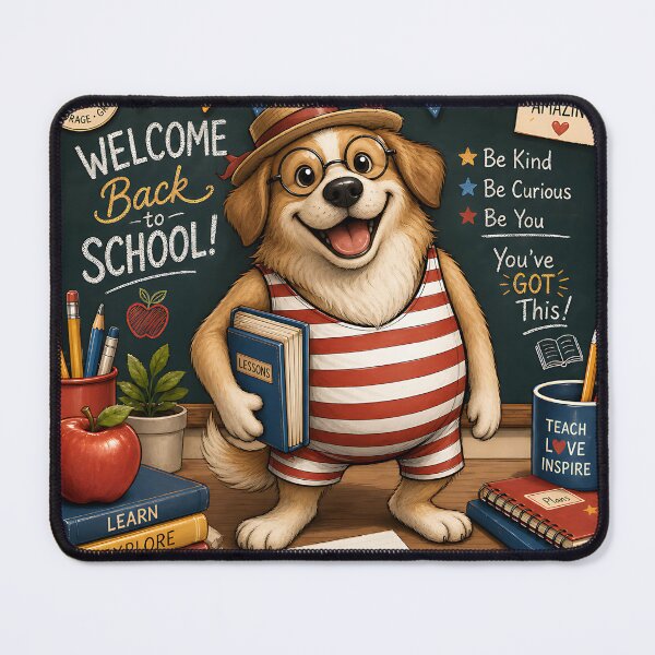 Item preview, Back to School Dog PNG, Cute Teacher Dog Sublimation Design, Welcome Back to School Clipart, Teacher Gift PNG, Instant Download designed and sold by LinaDesign Store.