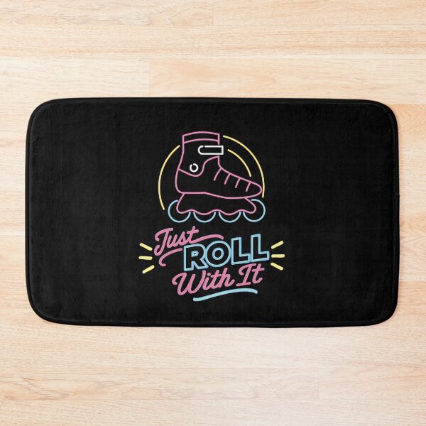 Item preview, Just Roll With It – Neon Retro Roller Skates Aesthetic Design designed and sold by Apotheosis by Irie Meraki.