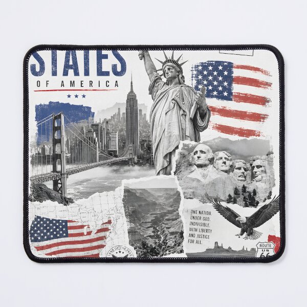 Item preview, United States Minimalist Wall Art designed and sold by AtuqStudio.
