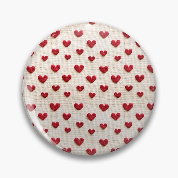 Item preview, Vintage Red Hearts Fabric designed and sold by LouieVanille.