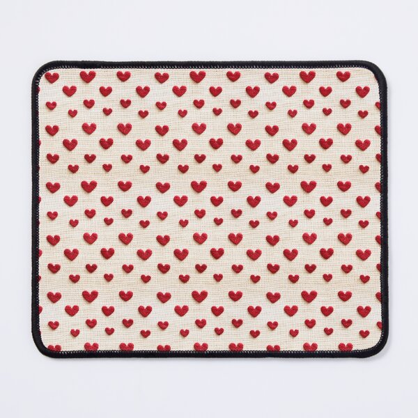 Item preview, Vintage Red Hearts Fabric designed and sold by LouieVanille.