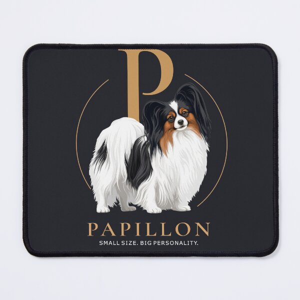 Item preview, Papillon – Small Size Big Personality | Elegant Dog Lover Design designed and sold by PapillonArtStudio.