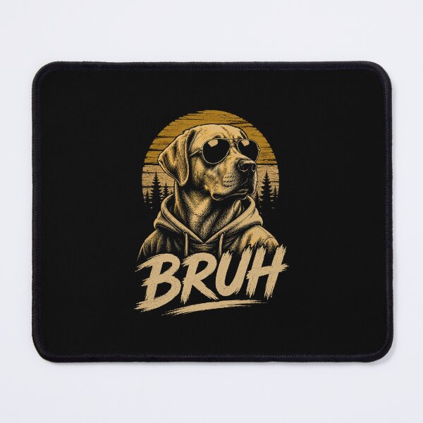 Item preview,  Funny Golden Retriever Meme Dog Lover bruh designed and sold by Kladhadredo.