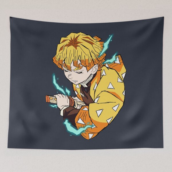 Artikelvorschau, Zenitsu Agatsuma – Kimetsu no Yaiba Fanart entworfen und verkauft von Illehcimart.
