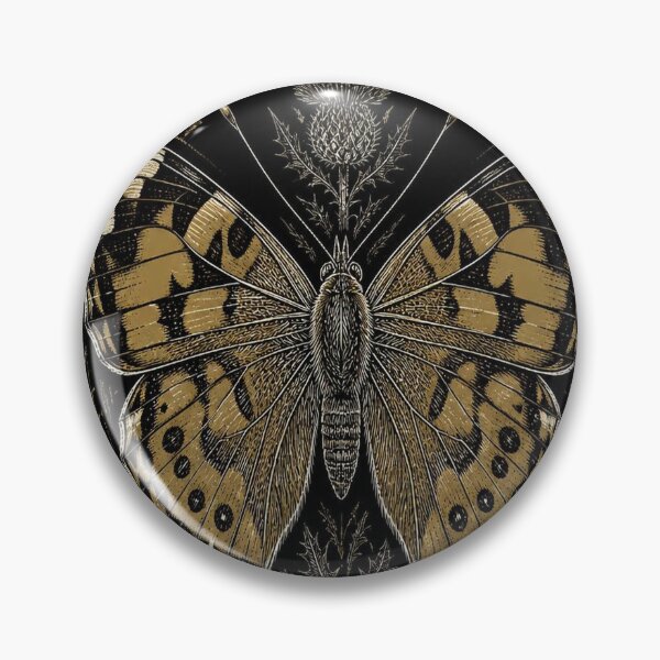 Item preview, Painted Lady Butterfly Dark Academia designed and sold by SunnyDesign82.