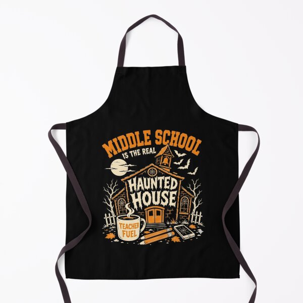 Item preview, Middle School is The Real Haunted House Teacher Halloween designed and sold by clothesy7.