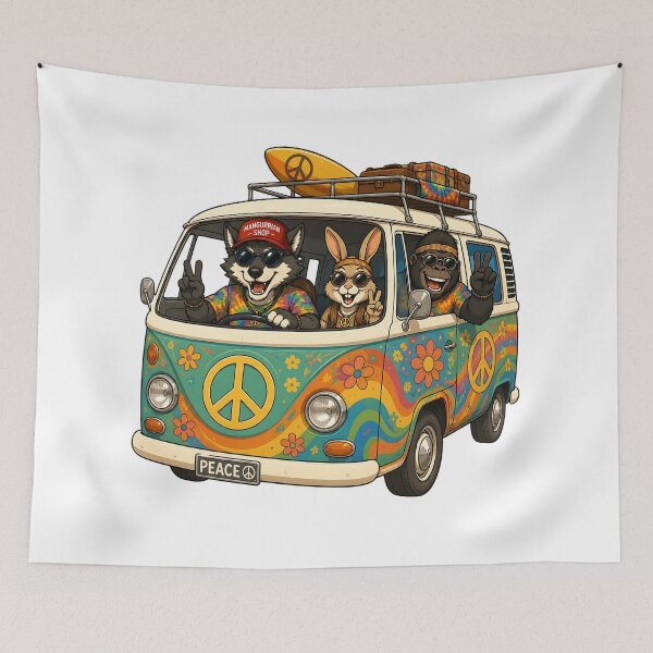 Item preview, peace road trip designed and sold by Mangurrian Shop.