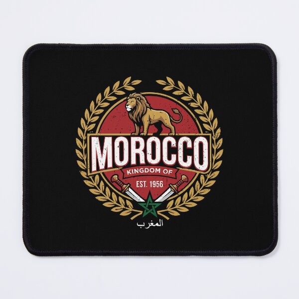 Item preview, Atlas Lion Kingdom of Morocco Crest designed and sold by crouchingpixel.