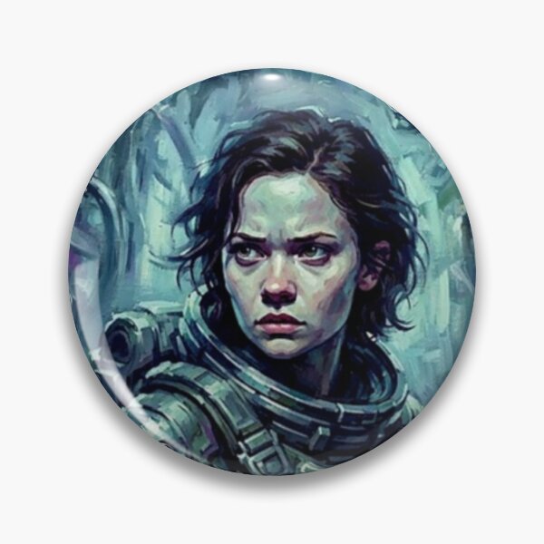 Item preview, Alien Romulus: In the Darkness Alone Resist Sci-Fi Horror Tribute Art Poster designed and sold by Art's Diner.