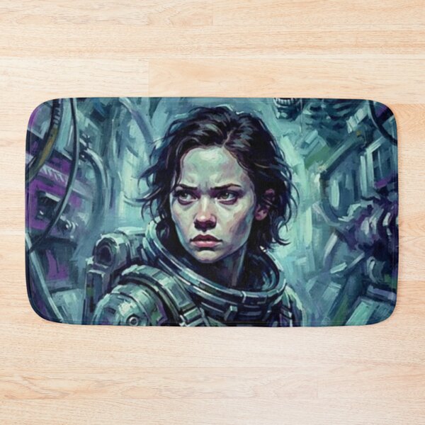 Item preview, Alien Romulus: In the Darkness Alone Resist Sci-Fi Horror Tribute Art Poster designed and sold by Art's Diner.