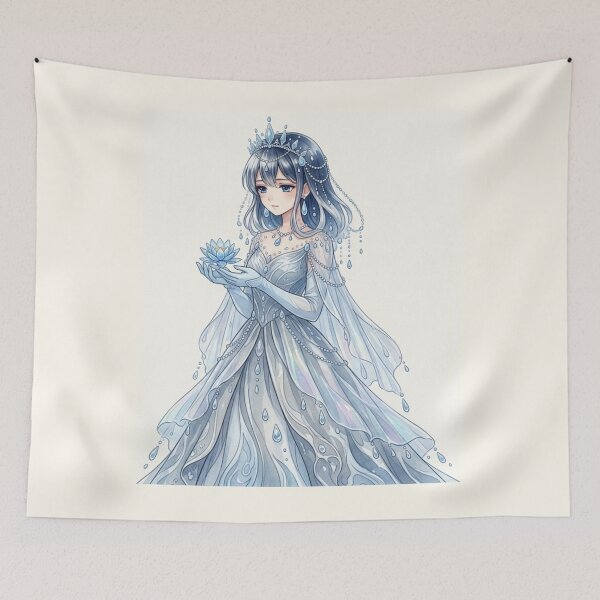 Item preview, Elegant Crystalline Queen with Floating Flower designed and sold by Rehnair.