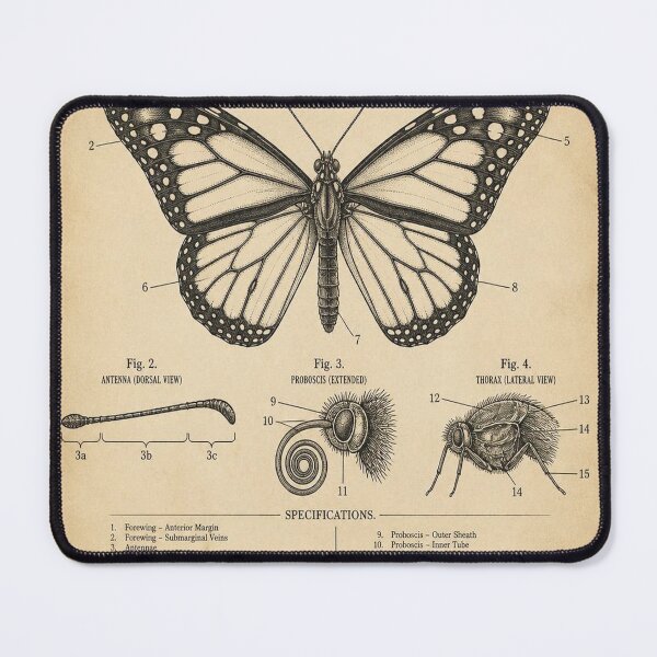 Item preview, Monarch Butterfly Vintage Patent designed and sold by SunnyDesign82.
