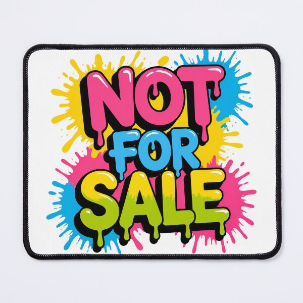 Item preview, Not For Sale Graffiti Typography T-Shirt | Colorful Streetwear Urban Graphic Design designed and sold by MAStrends.