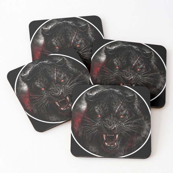 Artikelvorschau, Schwarzer Panther, Wütender schwarzer Panther, Schöner schwarzer Panther entworfen und verkauft von PatternFly.