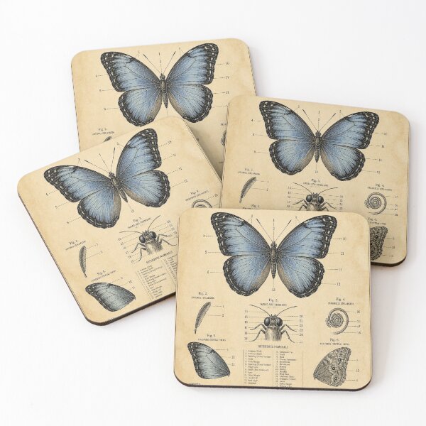 Artikelvorschau, Blue Morpho Butterfly Vintage Patent entworfen und verkauft von SunnyDesign82.