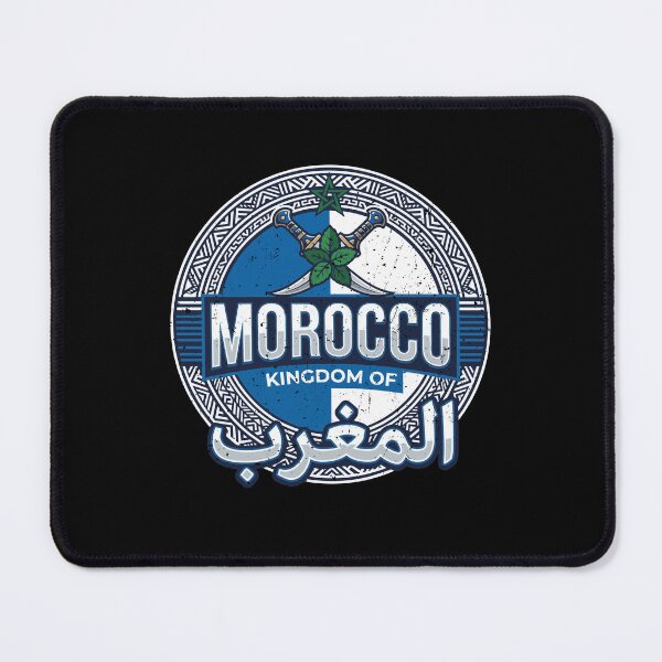 Item preview, Moroccan Crossed Daggers Kingdom of Morocco Crest designed and sold by crouchingpixel.