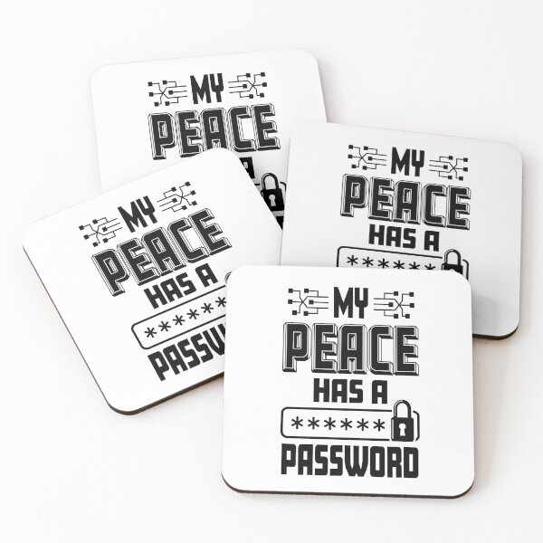 Item preview, My Peace Has A Password designed and sold by Eclectic Eye Creations.