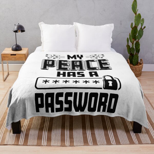 Item preview, My Peace Has A Password designed and sold by Eclectic Eye Creations.