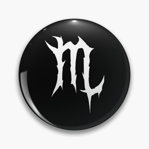 Item preview, Scorpio Heavy Metal Symbol designed and sold by After Dread.