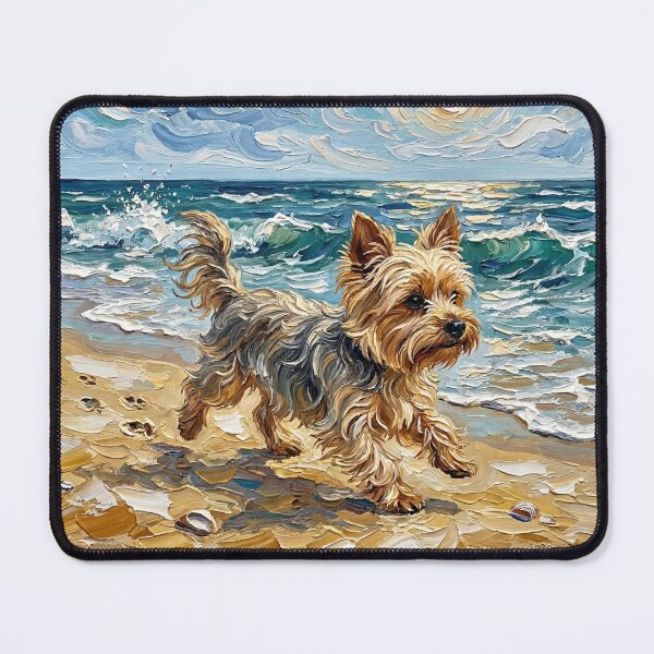 Item preview, Beach Days - Yorkie designed and sold by AjaTrier.
