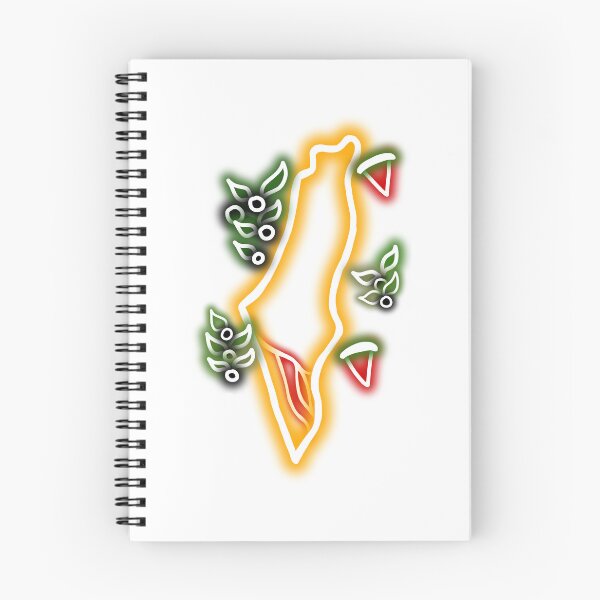 Item preview, Neon map of Palestine designed and sold by MennaAllah12.