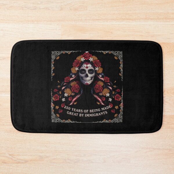 Item preview, 250 Years Made Great By Immigrants Vintage American Flag Sugar Skull Lady designed and sold by Redgiant87x.