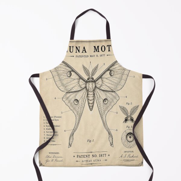 Item preview, Luna Moth Vintage Patent designed and sold by SunnyDesign82.