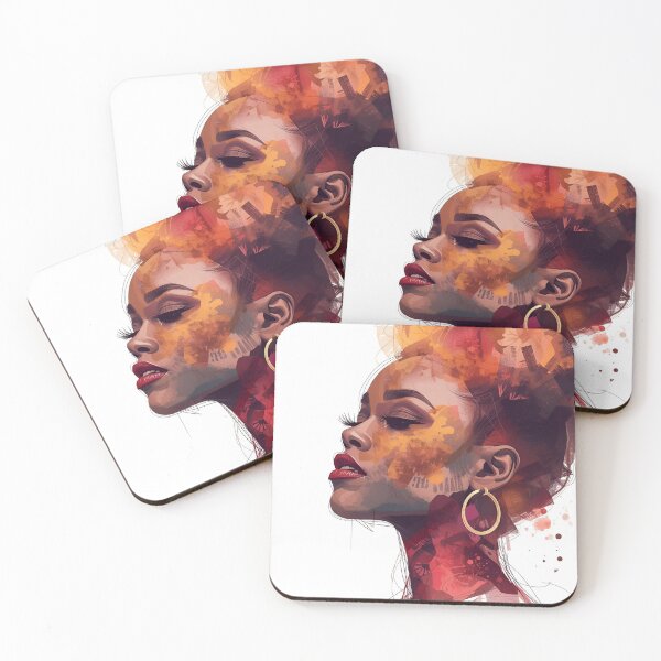Item preview, Abstract Elegance – Contemporary Female Portrait designed and sold by ArtCraftLab.