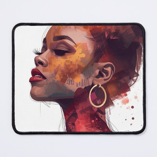 Item preview, Abstract Elegance – Contemporary Female Portrait designed and sold by ArtCraftLab.